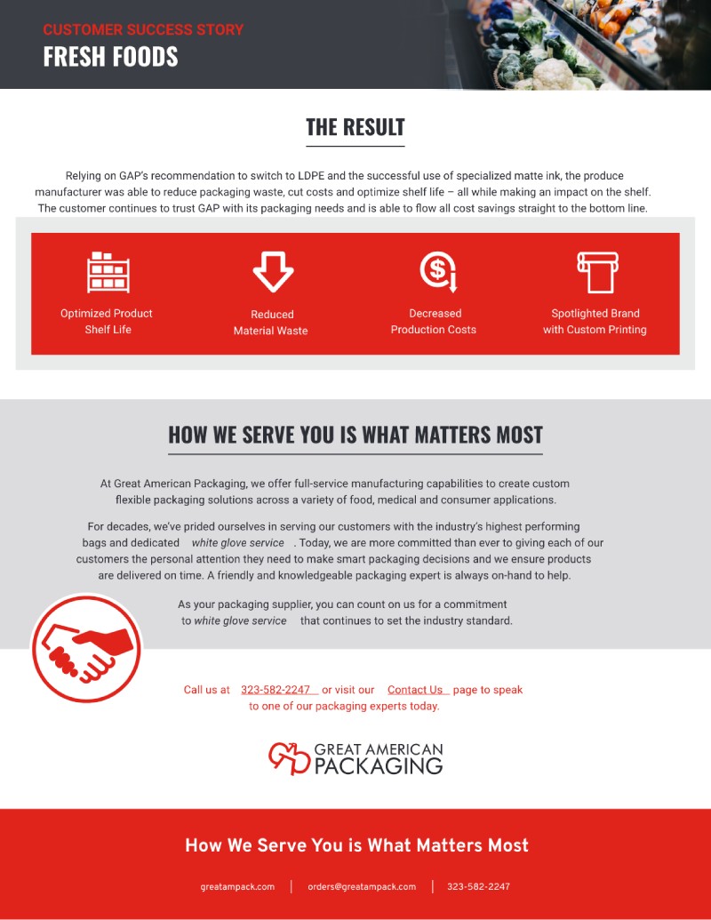 film material improves product shelf life infographic