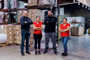 great american packaging employees in a warehouse