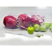 image of apples in a plastic bag