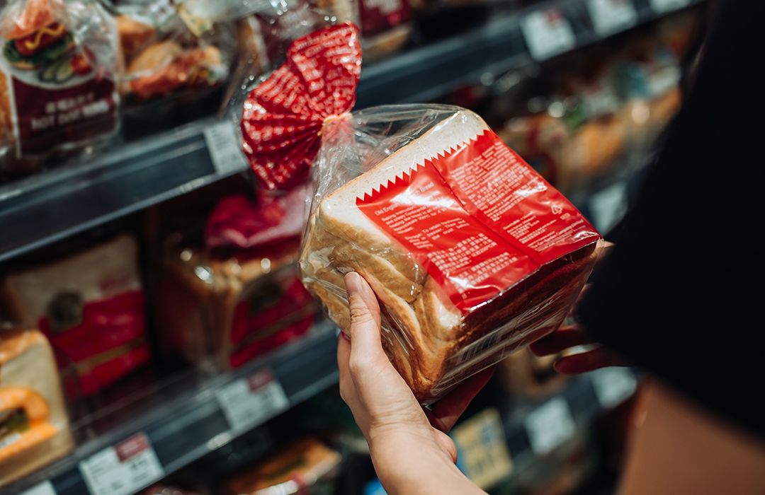 image of bread in a plastic bag