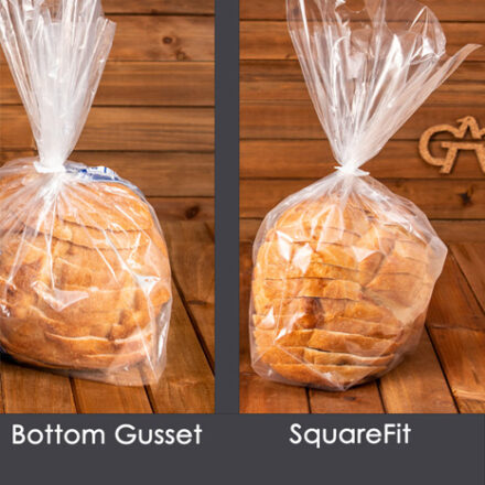 square fit vs bottom gusset bag