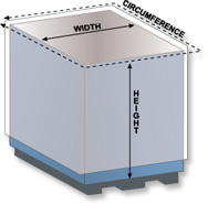 product image of box liner measurements and dimensions 